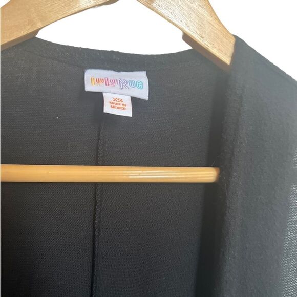 LuLaRoe Joy Vest Black Size XS - Picture 3 of 4